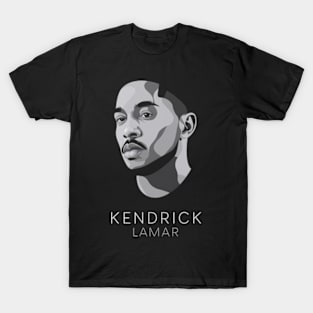 A simple black and white photo of Kendrick Lamar T-Shirt